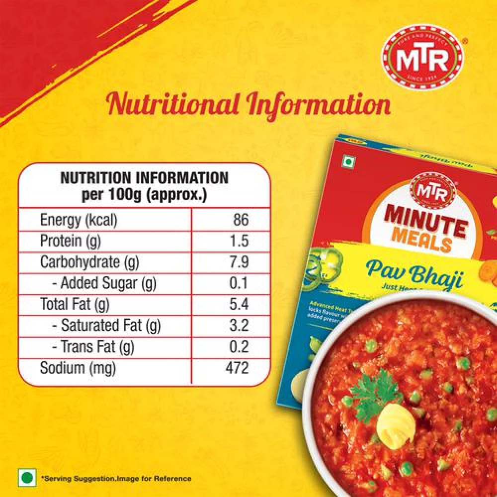 MTR Ready To Eat - Pav Bhaji, 300 g-4.webp